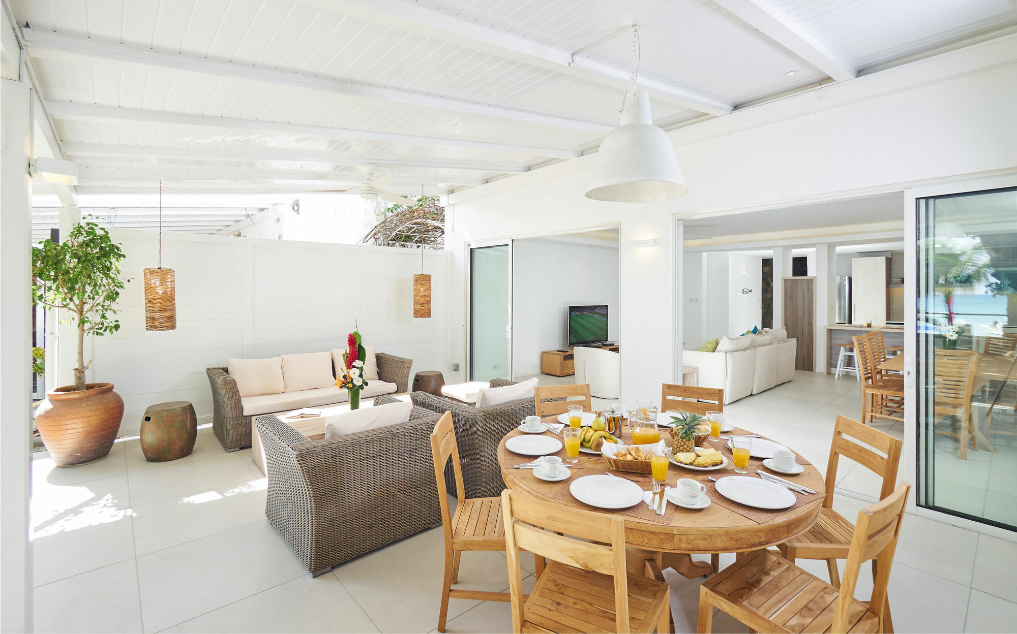Le Beachclub Pereybere Beach Buitenkant foto